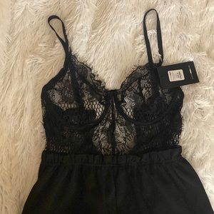 Lace romper